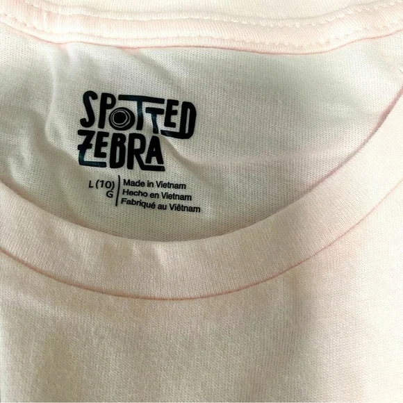 Spotted Zebra Lot of (2) Large/10 Girls Tank Tops Graphic Birds/Plain Tank NWOT - Picture 5 of 7